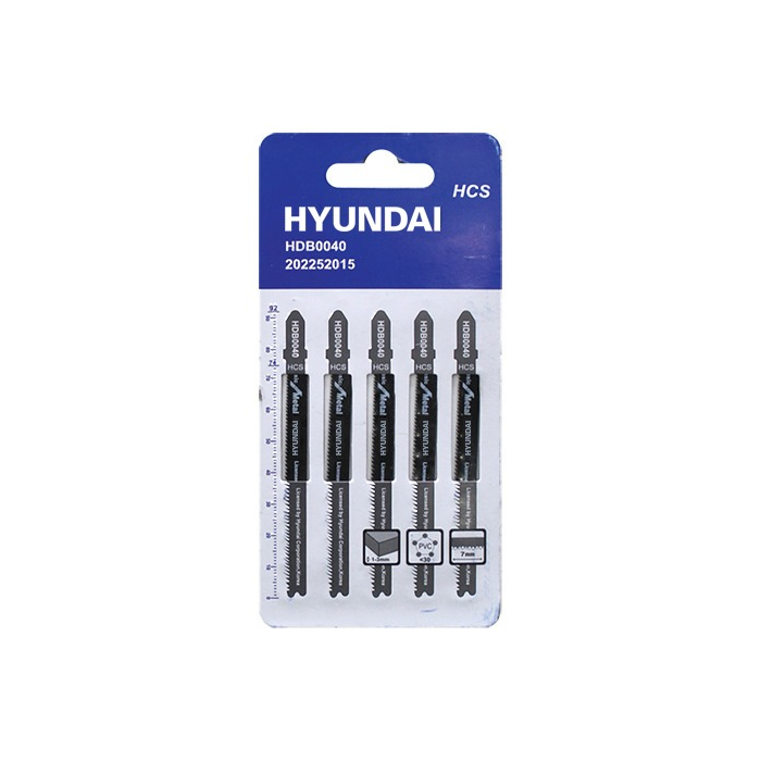 Hyundai Aluminum Jigsaw Blade Set - 5 Pieces - HDB0041