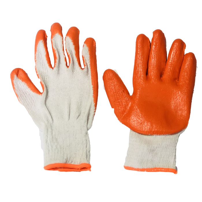 Safety First Latex Coated Cotton Gloves (TR-517)