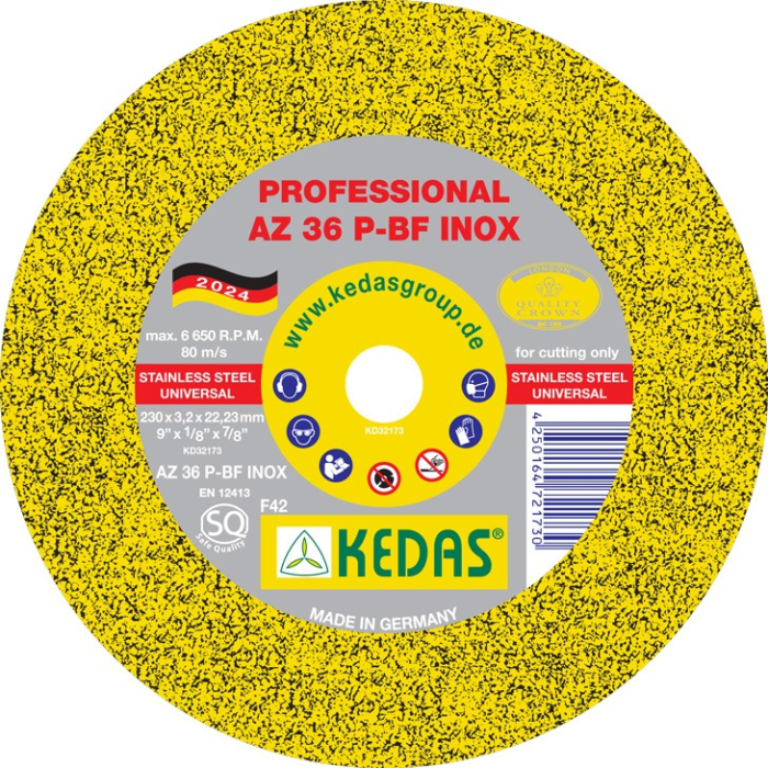 Kedas INOX Stainless Steel Cutting Disc