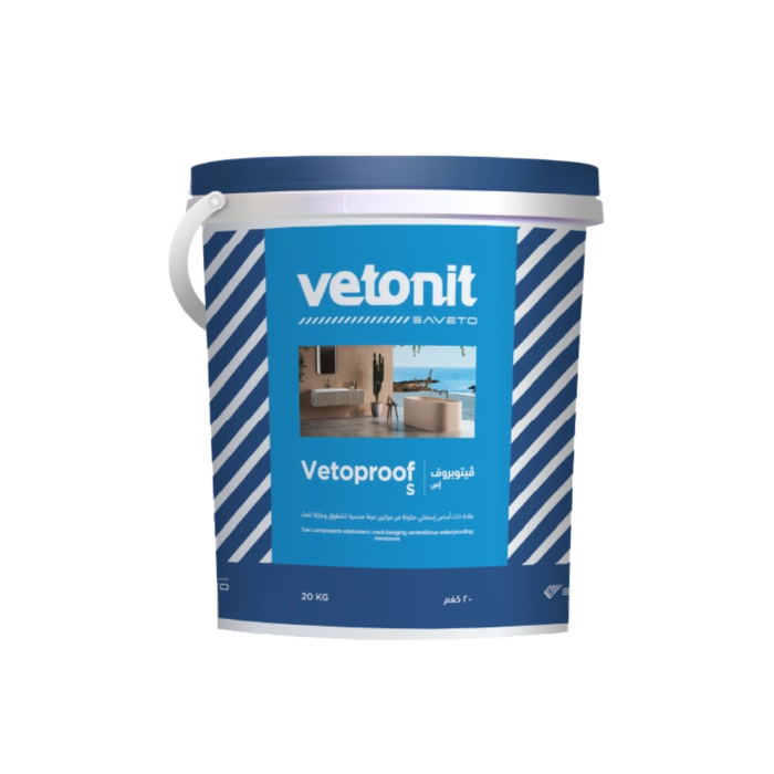 Saveto Vetoproof S - Cementitious Waterproofing Coating, 20kg Bag